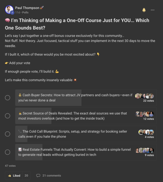 🚀 You Voted, I Listened… Now I Need Your Input!