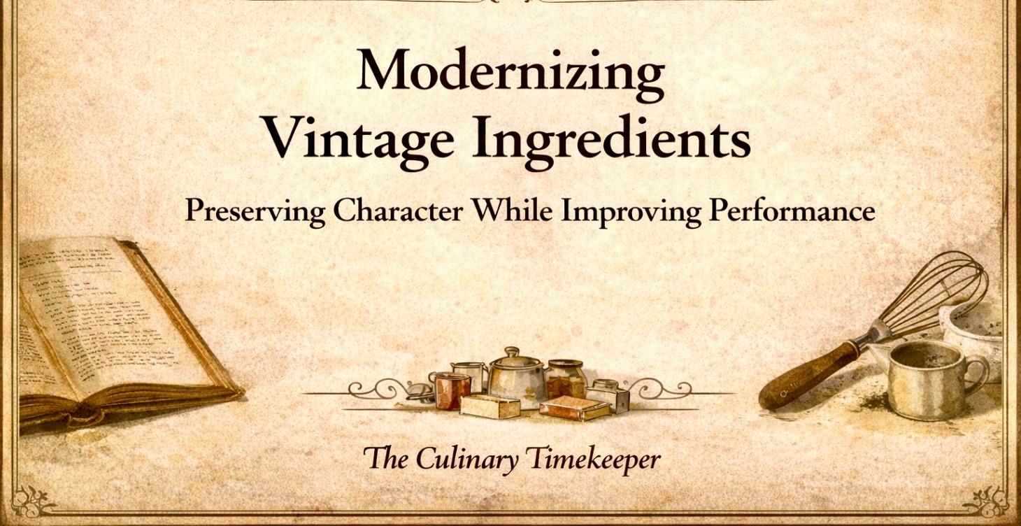 Modernizing Vintage Ingredients