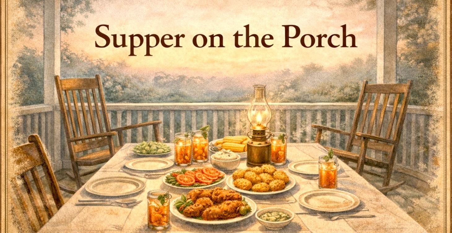 Supper on the Porch