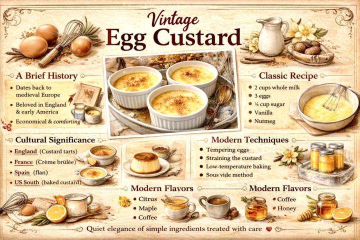 Vintage Egg Custard