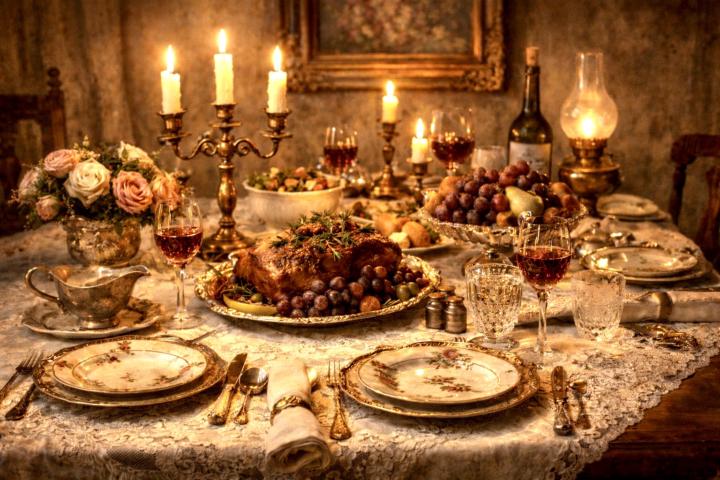 How Great Grandma Might Have Set Her Sunday Table