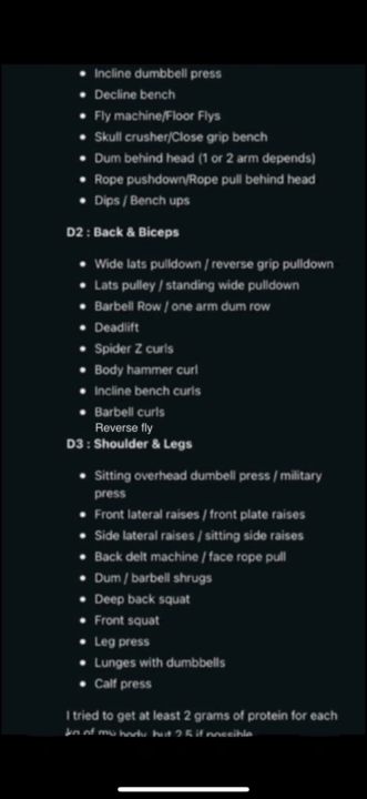 This is my workout split every evening, I’ve not had a tennis related injury in over 5 years
