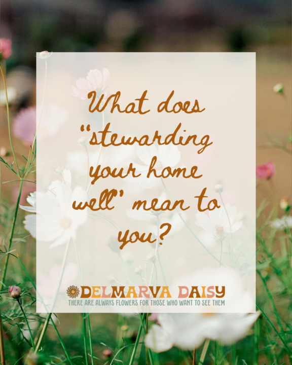 Stewarding your Home
