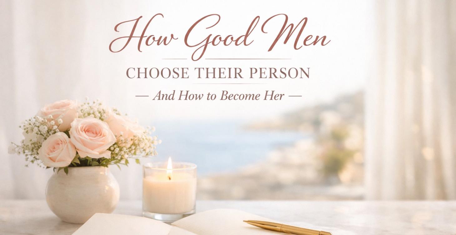 How Good Men Choose Their Lady & How to Become Her