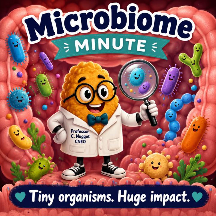 Wednesday Nugget From Professor C. Nugget - Microbiome Minute