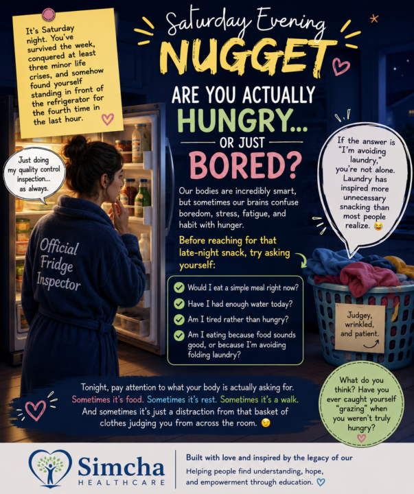 Saturday Evening Nugget: Are You Actually Hungry or Just Bored?