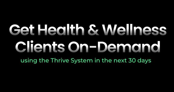 Thrive Masterclass (FREE)