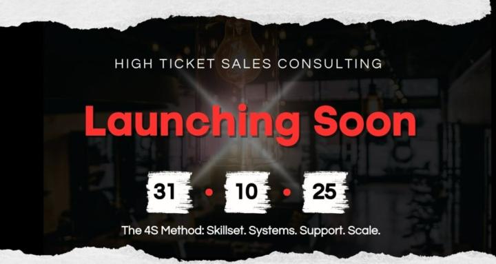 High Ticket Sales Consulting