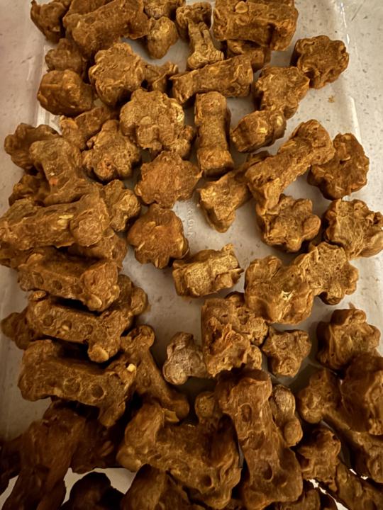 Healthy puppy snack cookies