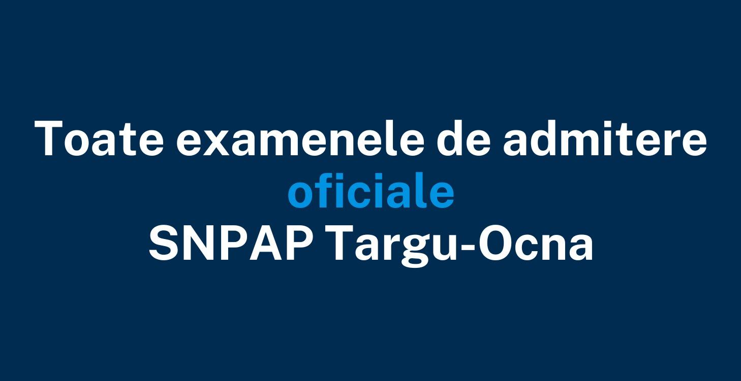EXAMENE DE ADMITERE OFICIALE (DIN ANII ANTERIORI)