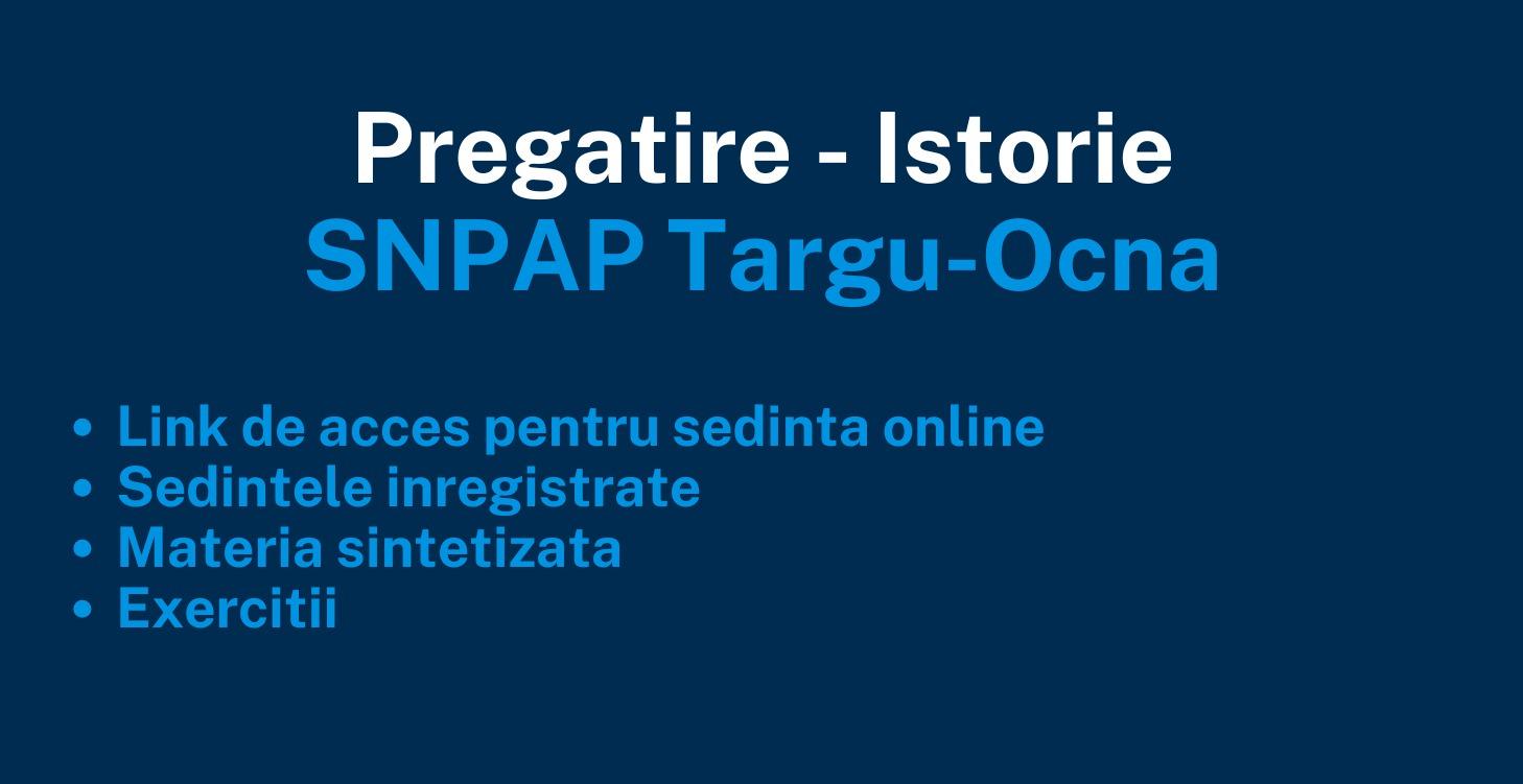 Pregatire Istorie - ANP