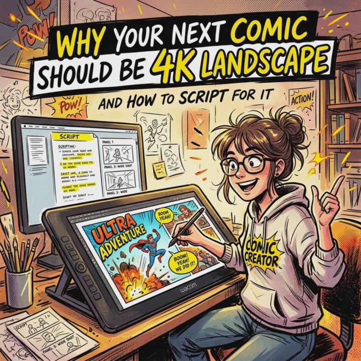 Why Your Next Comic Should Be 4K Landscape 