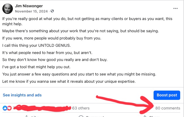 Steal my best client-getting post