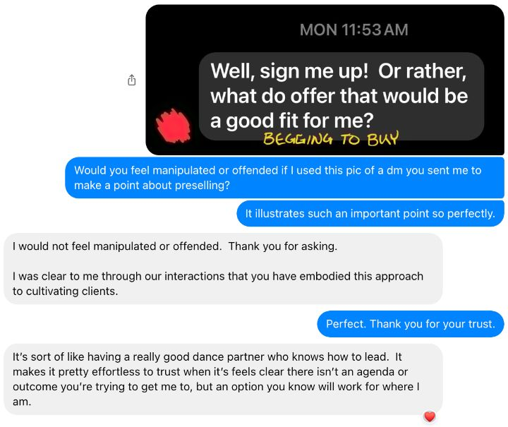 EXACTLY what "begging to buy" looks like [photo evidence]