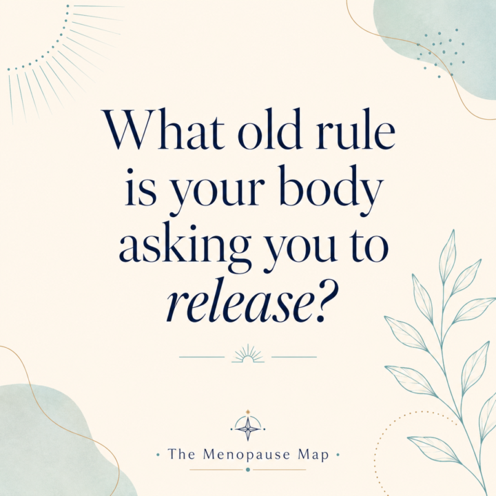 Your body didn’t stop working. The old rules stopped working.