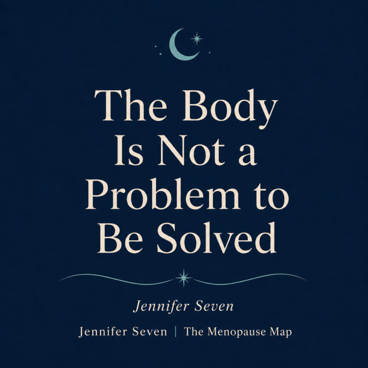 New piece today: The Body Is Not a Problem to Be Solved.