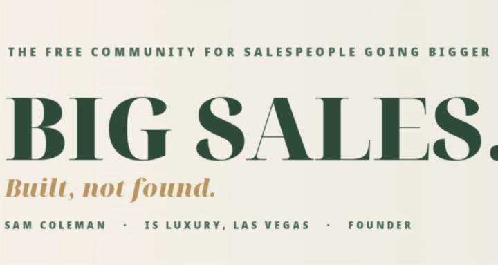 Big Sales