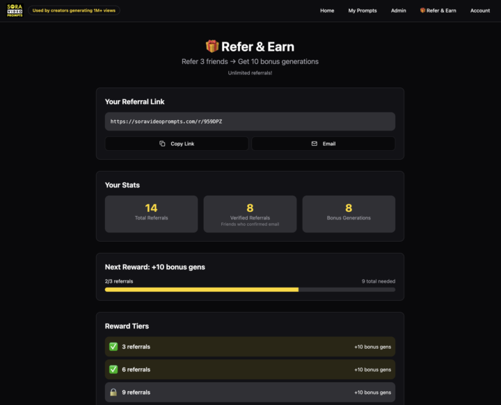 🎁 IMPORTANT! (Referal System)