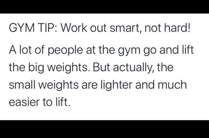 Don’t be afraid to go heavy.