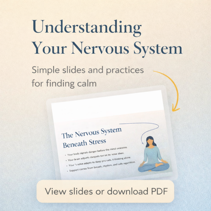 Finding Calm Through Nervous System Awareness
