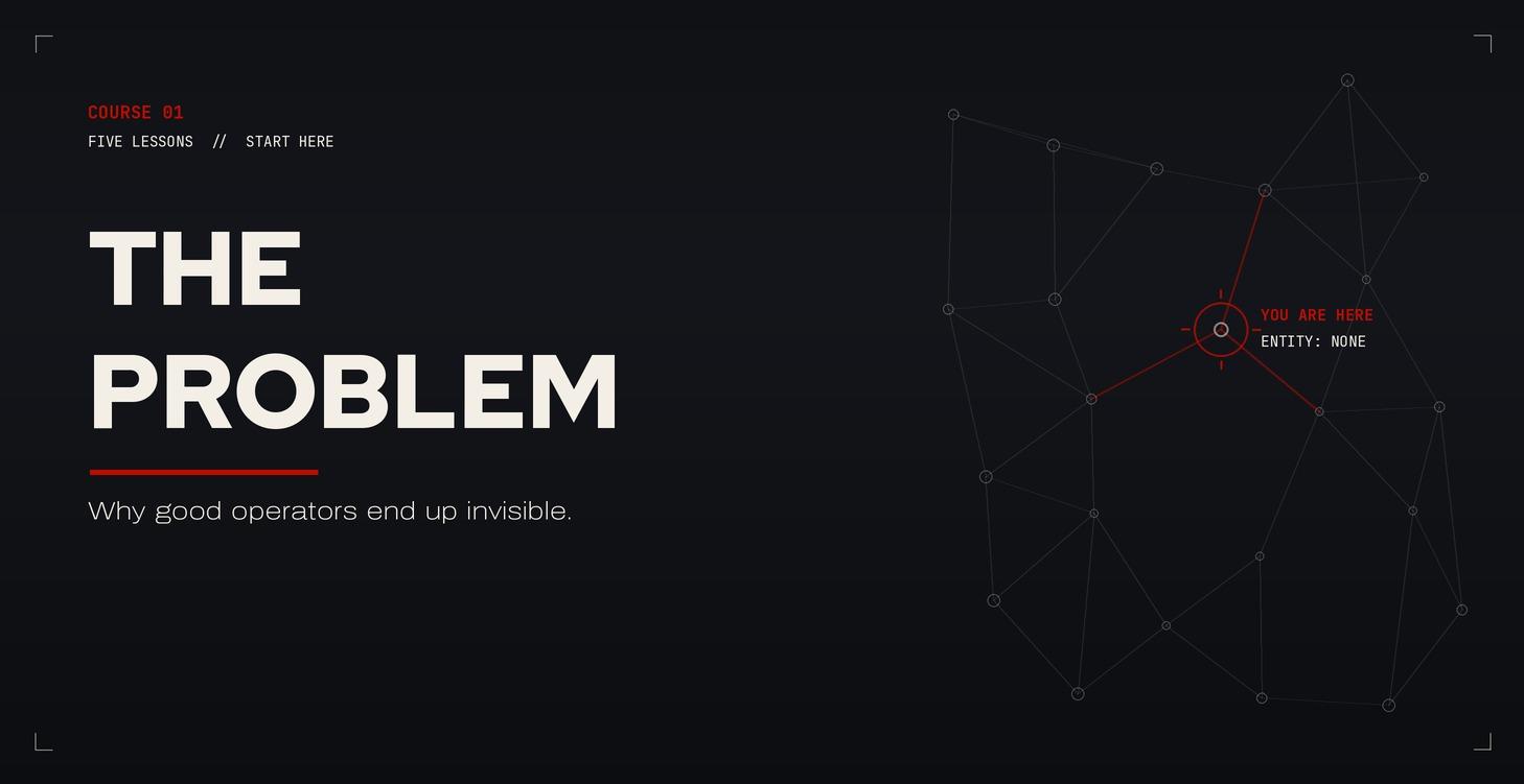 COURSE 1 — THE PROBLEM