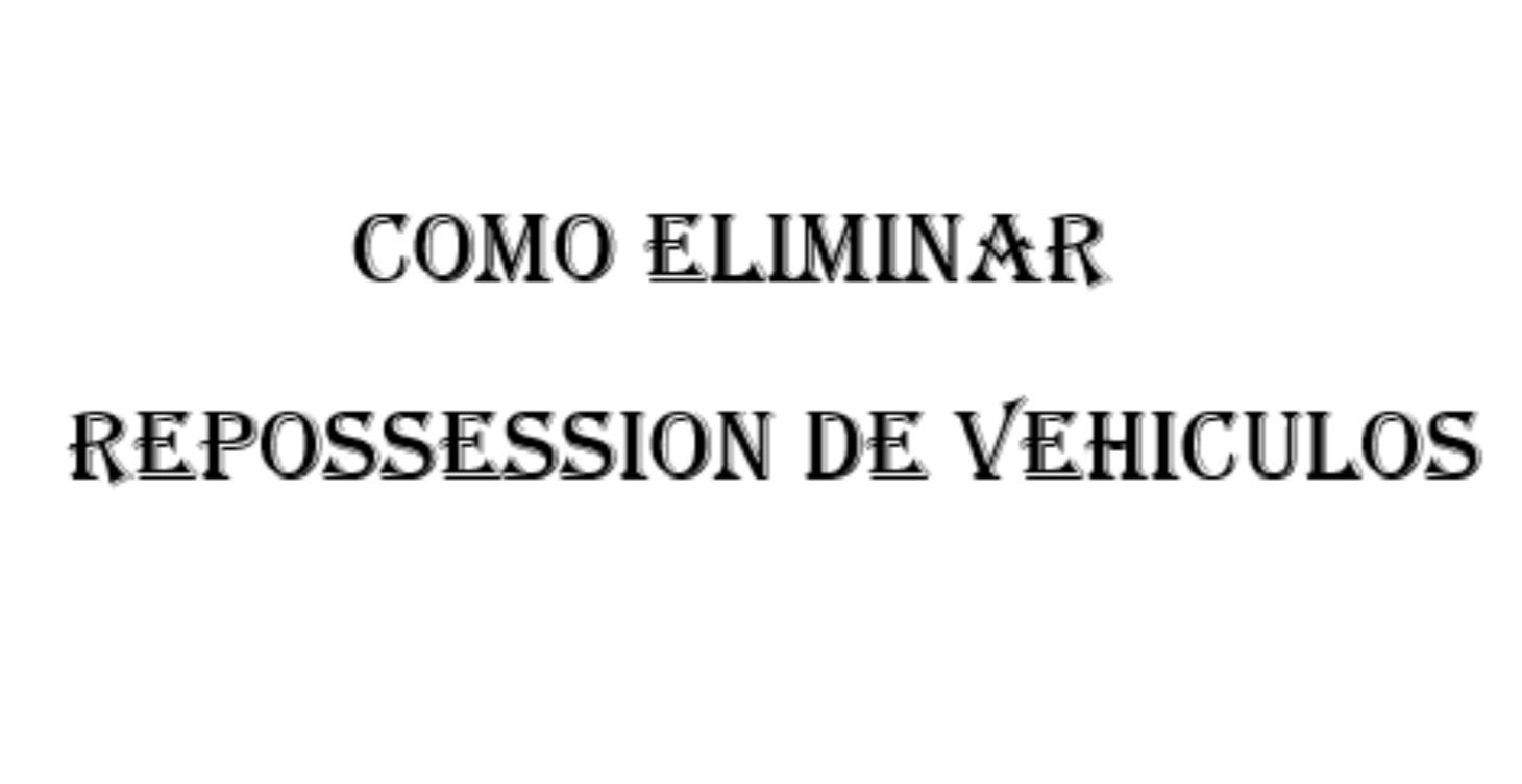 🚗 Cómo eliminar una reposición de vehículo