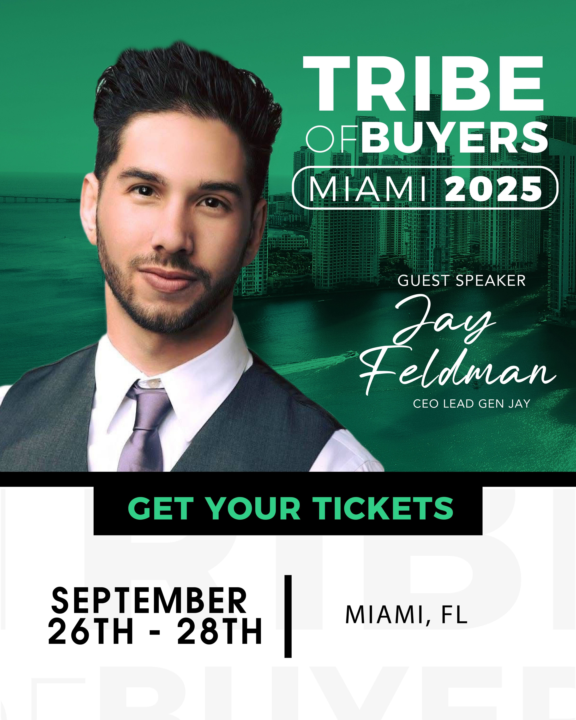 Meet Lead Gen Jay IN PERSON @ Tribe of Buyers Live Miami, FL Sept 26th - 28th 🙌