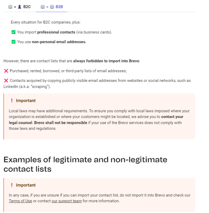 Since it's illegal to send cold emails from Brevo, what's the best alternative?