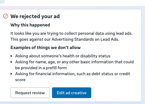 credit repaid leads via meta ads