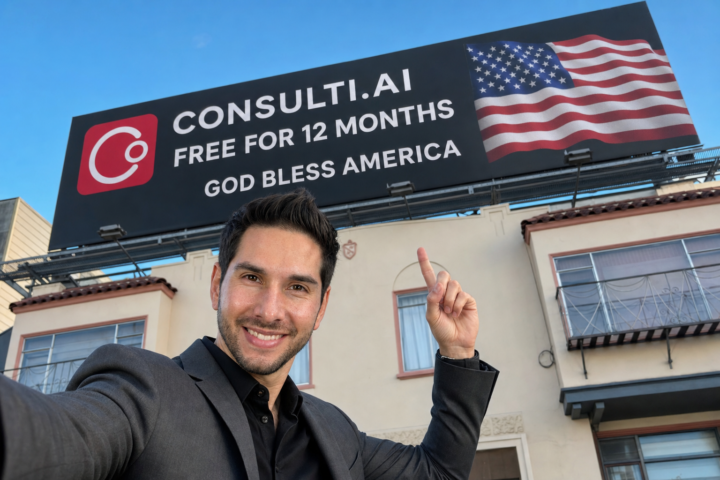 🇺🇸 July 4th Deal: 12 months of Consulti AI Pro, FREE (this weekend only)