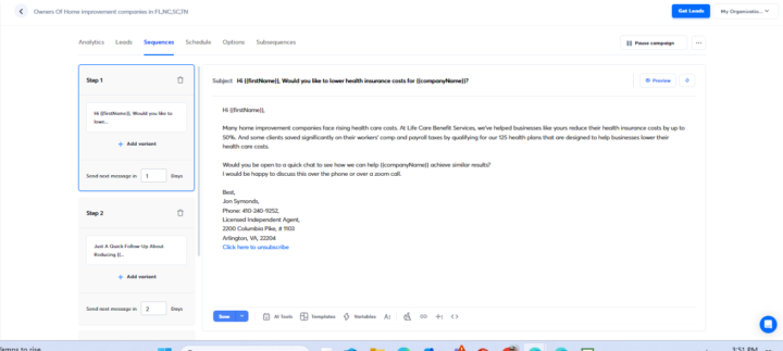 I want to get some feed back on my new email campaign. I am not yet getting the results I want. But maybe I can make it better?