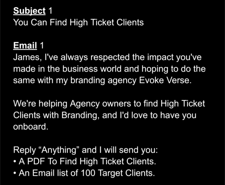 Need Feedback on my Cold Email 