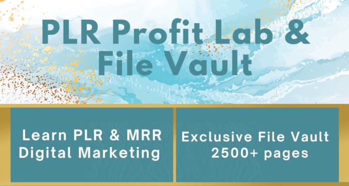 PLR Profit Lab & Vault