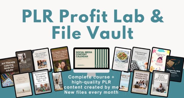 PLR Profit Lab & Vault