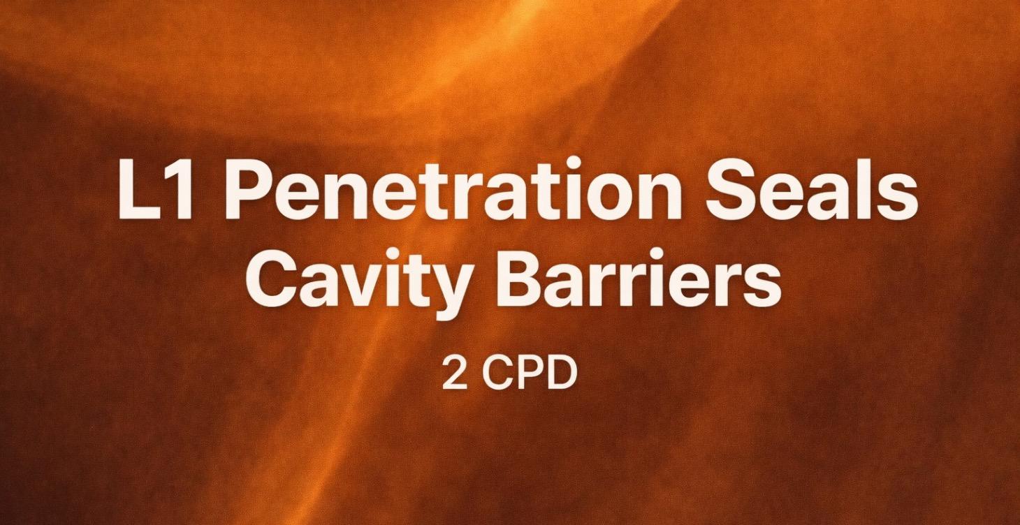 £19.90 L1 Penetration Seals & Cavity Barriers 2CPD