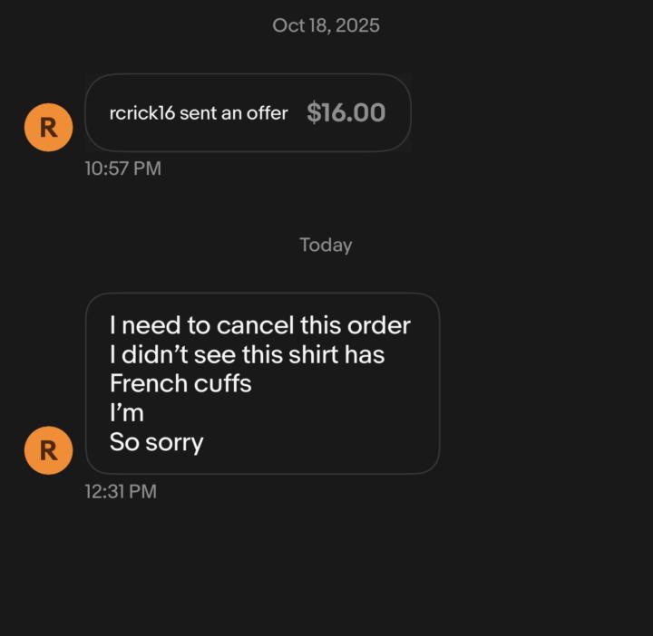 Shipping label printed 