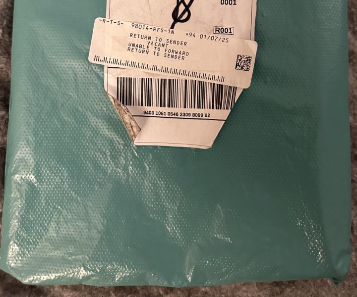 Return to sender 
