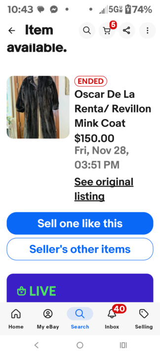 Any Oscar delarenta is extremely valuable used