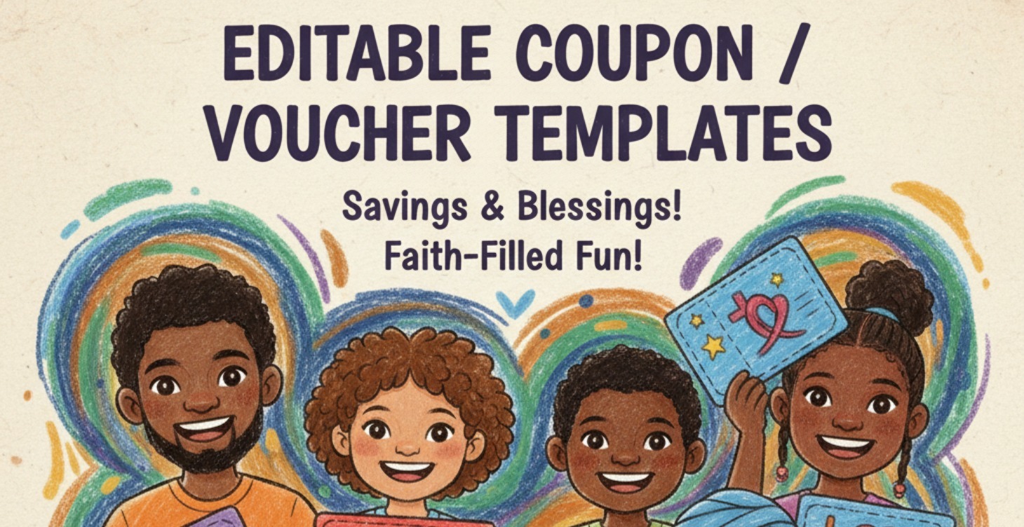 EDITABLE COUPON/VOUCHER TEMPLATES