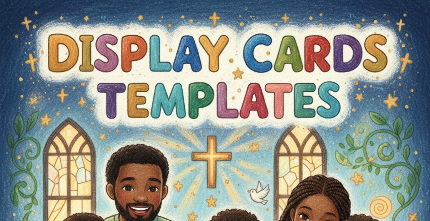 DISPLAY CARDS TEMPLATES