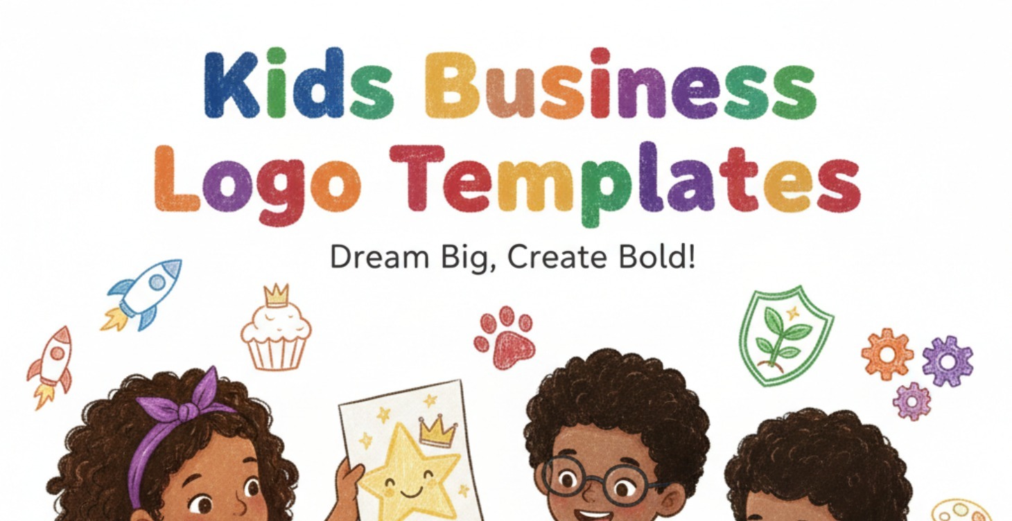 KIDS BUSINESS LOGO TEMPLATES