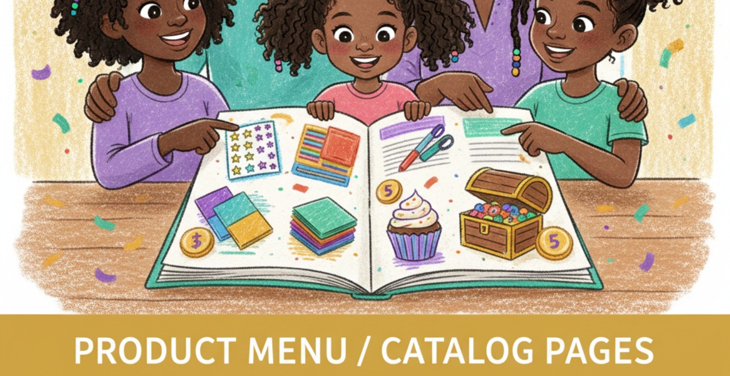 PRODUCT MENU/CATALOG PAGES (Invite-Only)