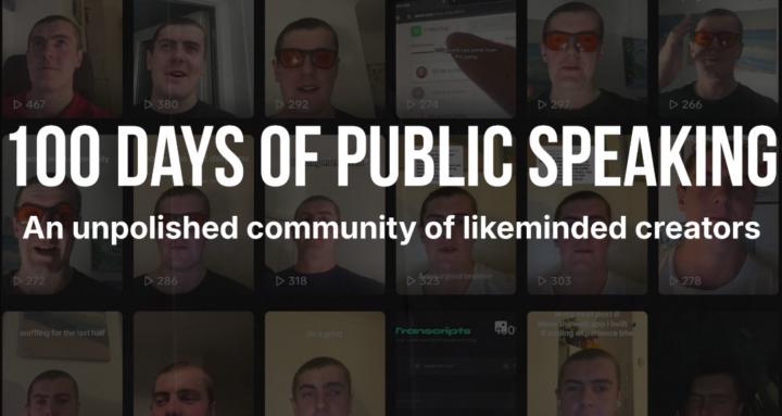 100 Days Of Public Speaking