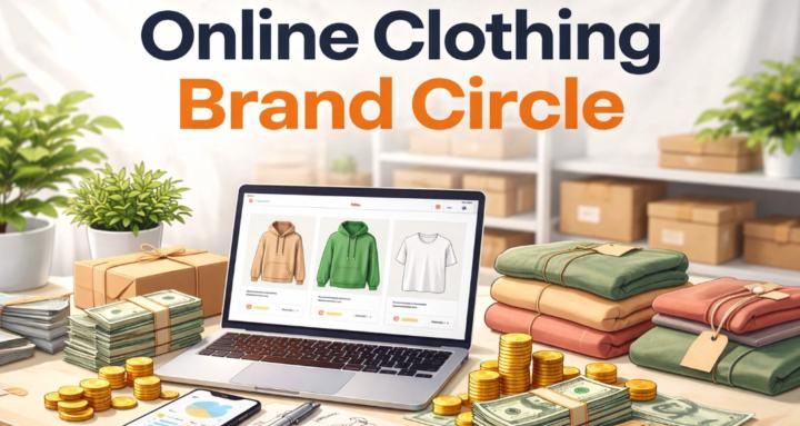 Clothing Brand Business Circle