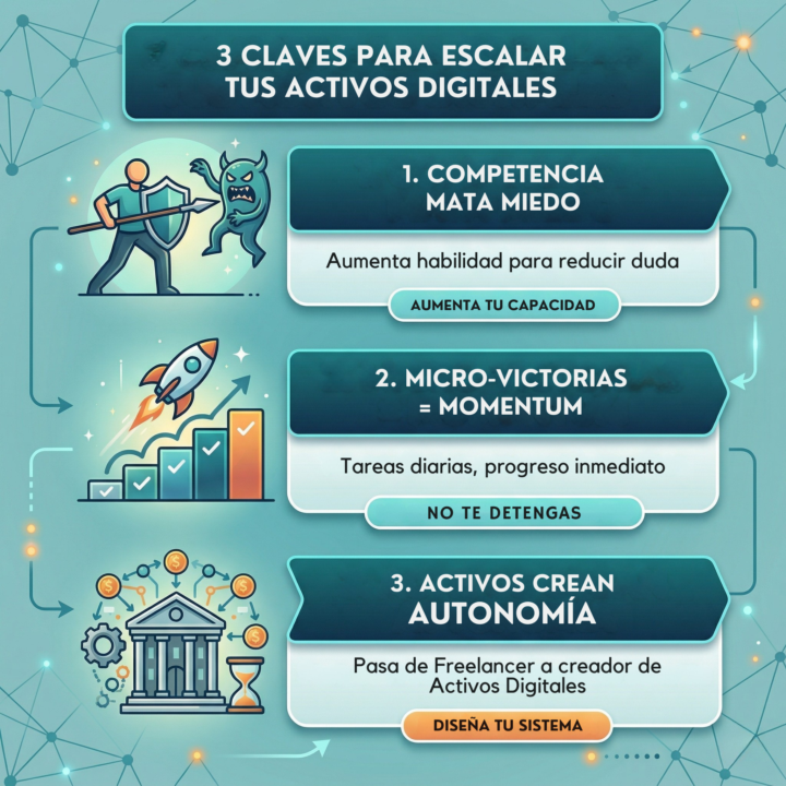 3 Claves Mentales para Escalar tus Activos Digitales