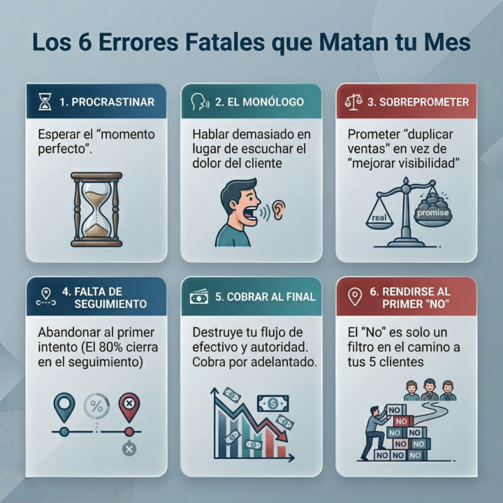 Errores que matan tu mes