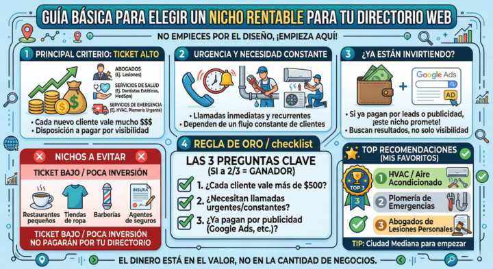 Guía básica para elegir nichos rentables