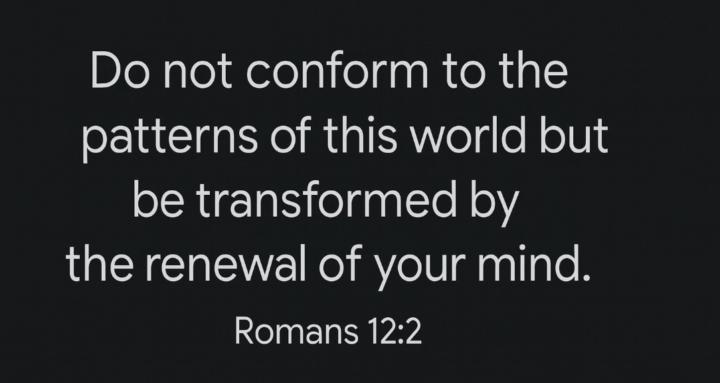 Captain and Crew, Romans 12:2