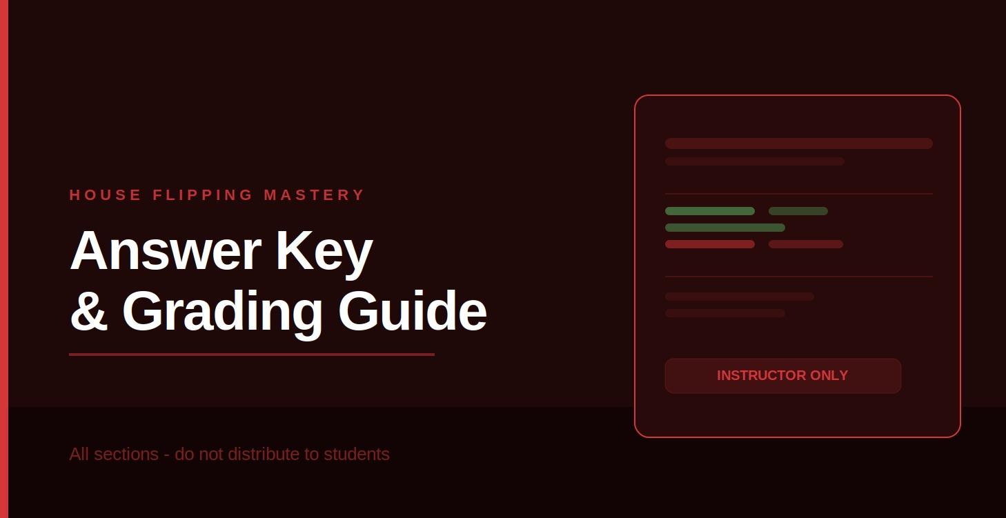 Instructor answer key