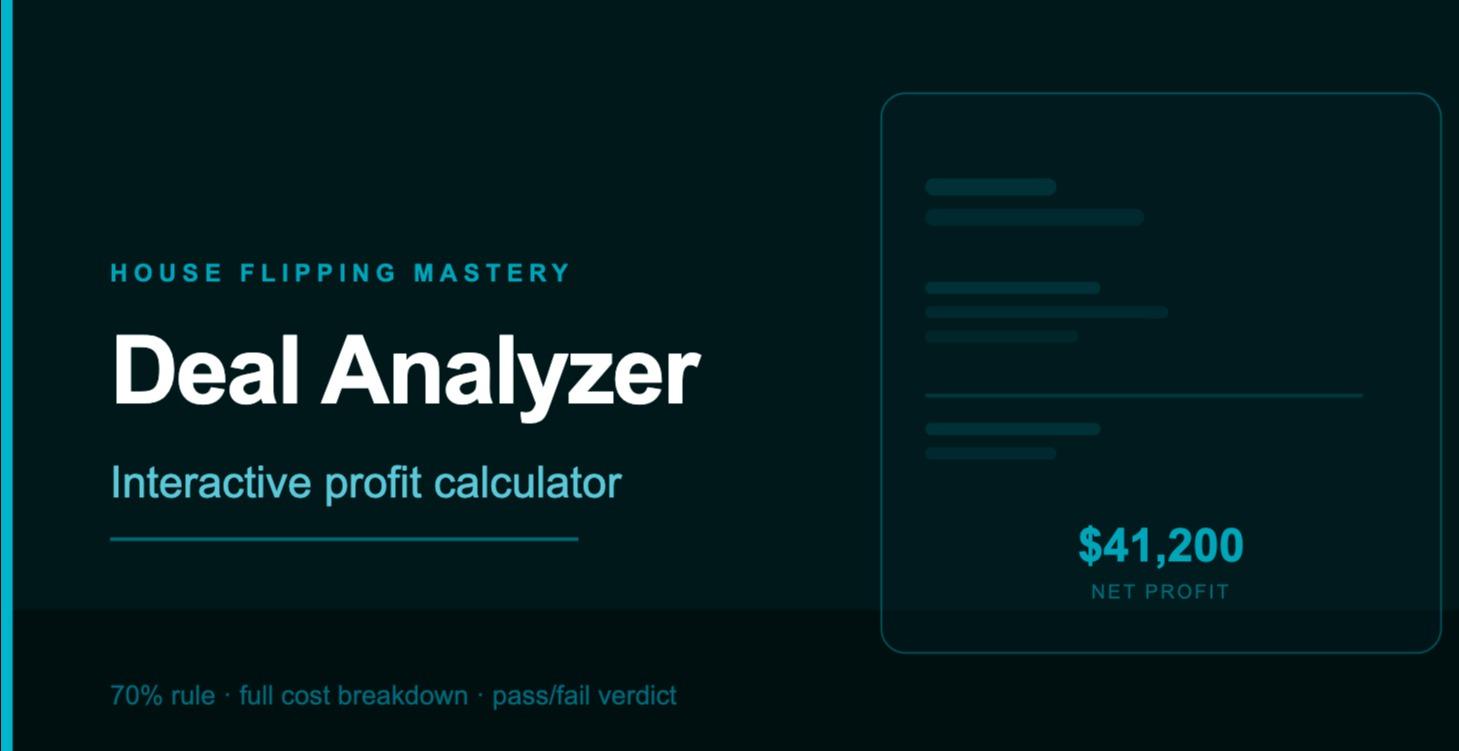 🏠 House Flip Deal Analyzer